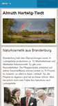 Mobile Screenshot of hartwig-tiedt.de